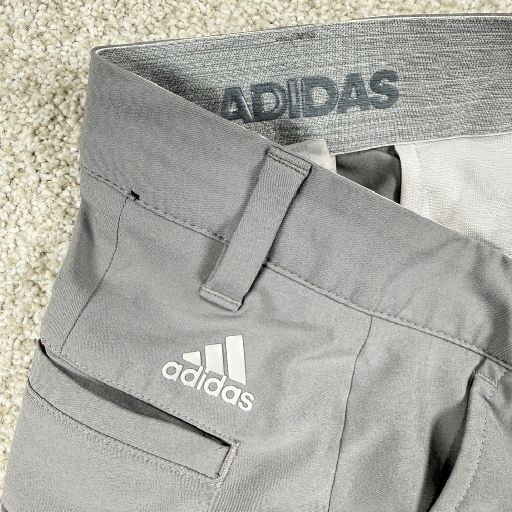 Adidas Golf Shorts Mens 30 Gray Performance Ultimate365 Flat Front 01007